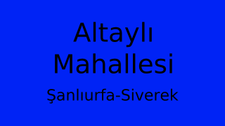 Altaylı Mahallesi Thumbnail