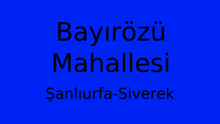 Bayırözü Mahallesi Thumbnail