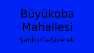 Büyükoba Mahallesi Thumbnail