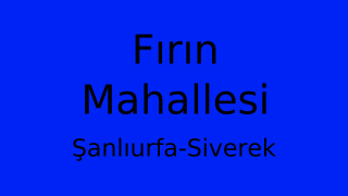 Fırın Mahallesi Thumbnail