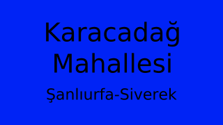 Karacadağ Mahallesi Thumbnail