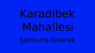 Karadibek Mahallesi Thumbnail