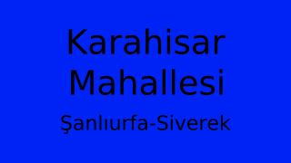 Karahisar Mahallesi Thumbnail