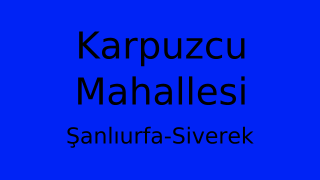 Karpuzcu Mahallesi Thumbnail
