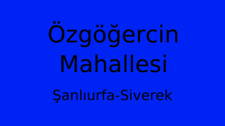 Özgöğercin Mahallesi Thumbnail