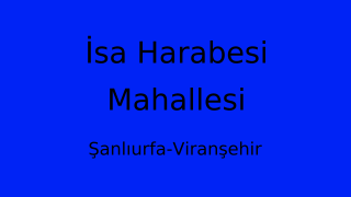 İsa Harabesi Mahallesi Thumbnail