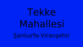 Tekke Mahallesi Thumbnail