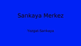Sarıkaya Belediyesi, Yozgat Thumbnail