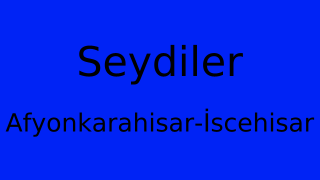 Seydiler, İscehisar, Afyonkarahisar Thumbnail