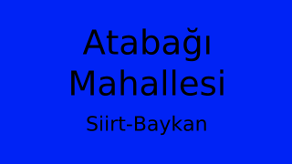 Atabağı Mahallesi Thumbnail