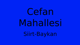 Cefan Mahallesi Thumbnail