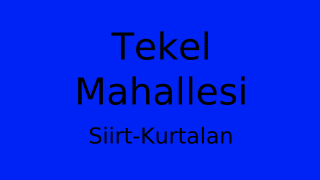 Tekel Mahallesi Thumbnail