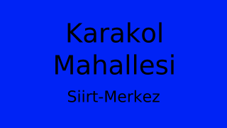 Karakol Mahallesi Thumbnail