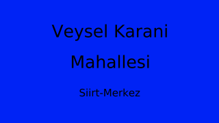 Veysel Karani Mahallesi Thumbnail