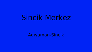 Sincik Belediyesi, Adıyaman Thumbnail