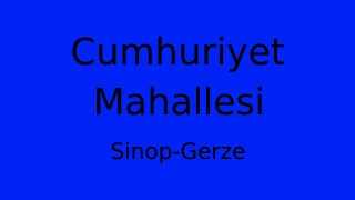 Cumhuriyet Mahallesi Thumbnail