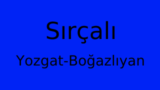 Sırçalı, Boğazlıyan, Yozgat Thumbnail