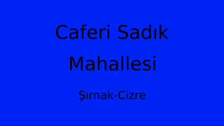 Caferi Sadık Mahallesi Thumbnail