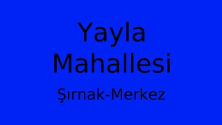 Yayla Mahallesi Thumbnail