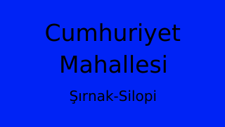 Cumhuriyet Mahallesi Thumbnail