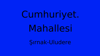 Cumhuriyet. Mahallesi Thumbnail