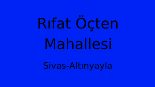 Rıfat Öçten Mahallesi Thumbnail