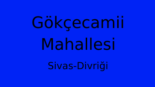 Gökçecamii Mahallesi Thumbnail