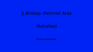 Ş.Binbaşı Mehmet Aras Mahallesi Thumbnail