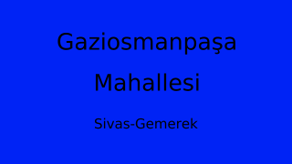 Gaziosmanpaşa Mahallesi Thumbnail