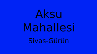 Aksu Mahallesi Thumbnail