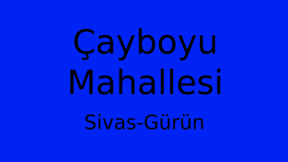 Çayboyu Mahallesi Thumbnail