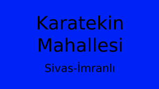 Karatekin Mahallesi Thumbnail