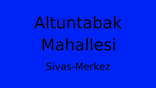Altuntabak Mahallesi Thumbnail