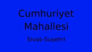 Cumhuriyet Mahallesi Thumbnail