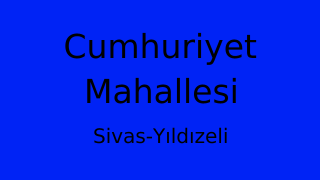 Cumhuriyet Mahallesi Thumbnail