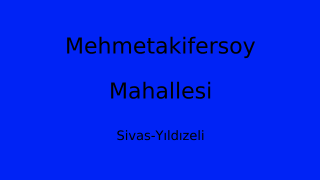 Mehmetakifersoy Mahallesi Thumbnail