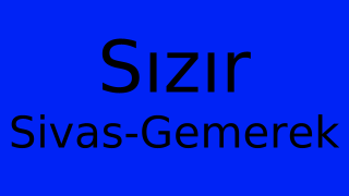 Sızır, Gemerek, Sivas Thumbnail