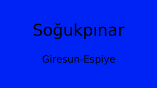 Soğukpınar, Espiye, Giresun Thumbnail