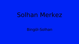 Solhan Belediyesi, Bingöl Thumbnail