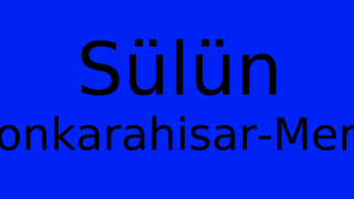 Sülün, Merkez, Afyonkarahisar Thumbnail