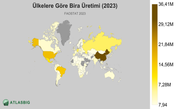 Ülkelere Göre Bira Üretimi (2023) Thumbnail