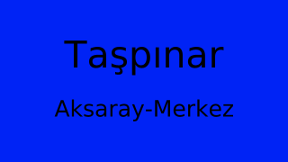 Taşpınar, Merkez, Aksaray Thumbnail