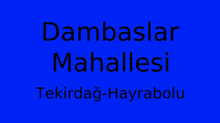 Dambaslar Mahallesi Thumbnail