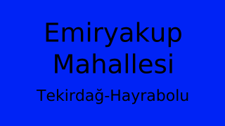 Emiryakup Mahallesi Thumbnail