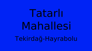 Tatarlı Mahallesi Thumbnail
