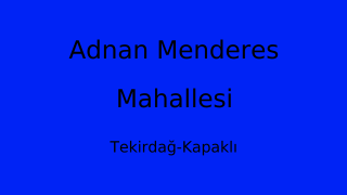 Adnan Menderes Mahallesi Thumbnail