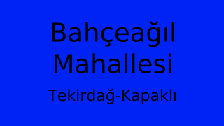 Bahçeağıl Mahallesi Thumbnail