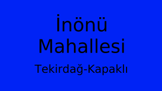 İnönü Mahallesi Thumbnail