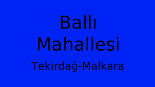 Ballı Mahallesi Thumbnail