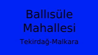 Ballısüle Mahallesi Thumbnail